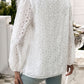 Frill Round Neck Long Sleeve Shirt