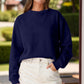 Round Neck Long Sleeve Sweatshirt