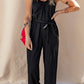 Tied V-Neck Spaghetti Strap Jumpsuit