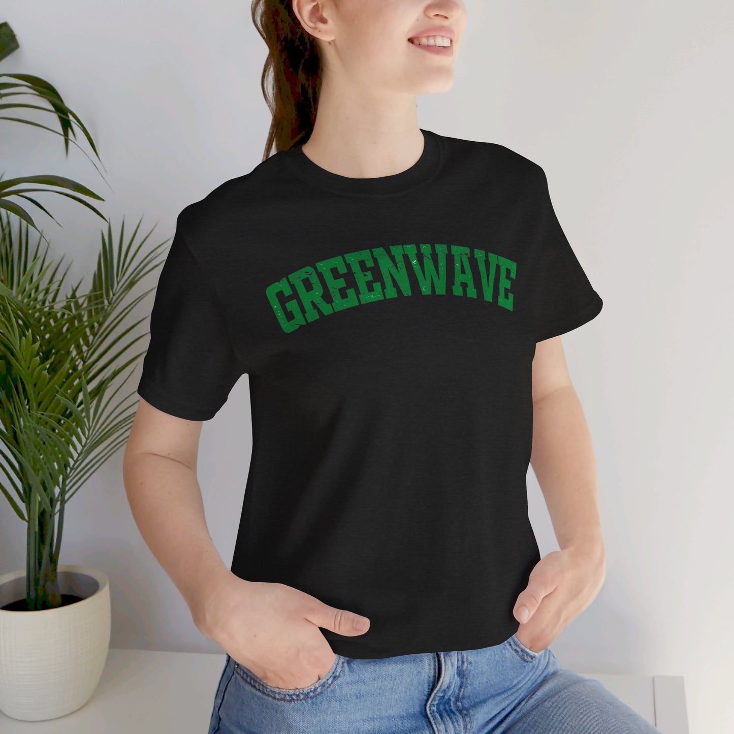 Greenwave Distressed Block_ 3001 Adult SS