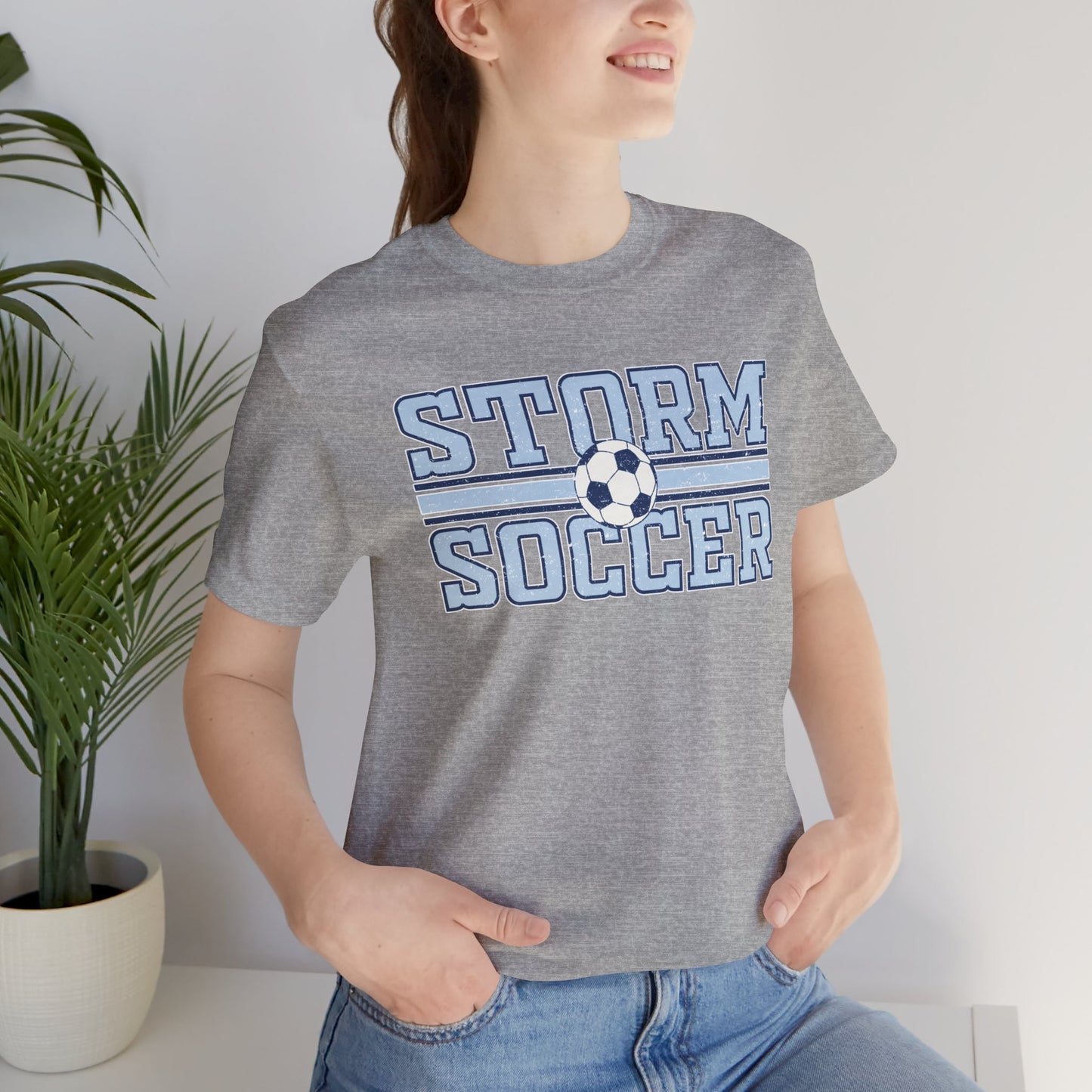 Storm Soccer Distressed - 3001 Adult Short