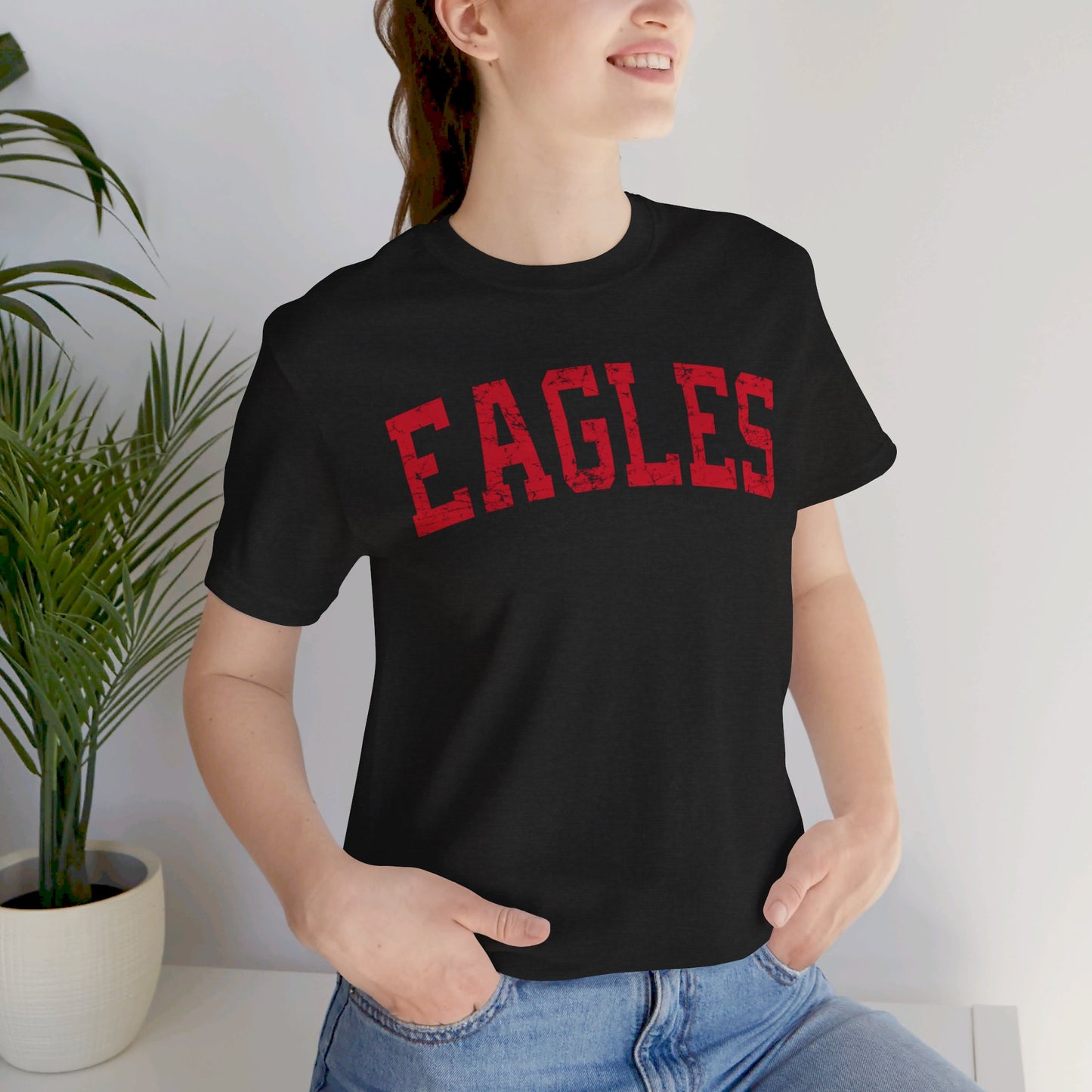 Eagles Distressed Block_ 3001 Adult SS