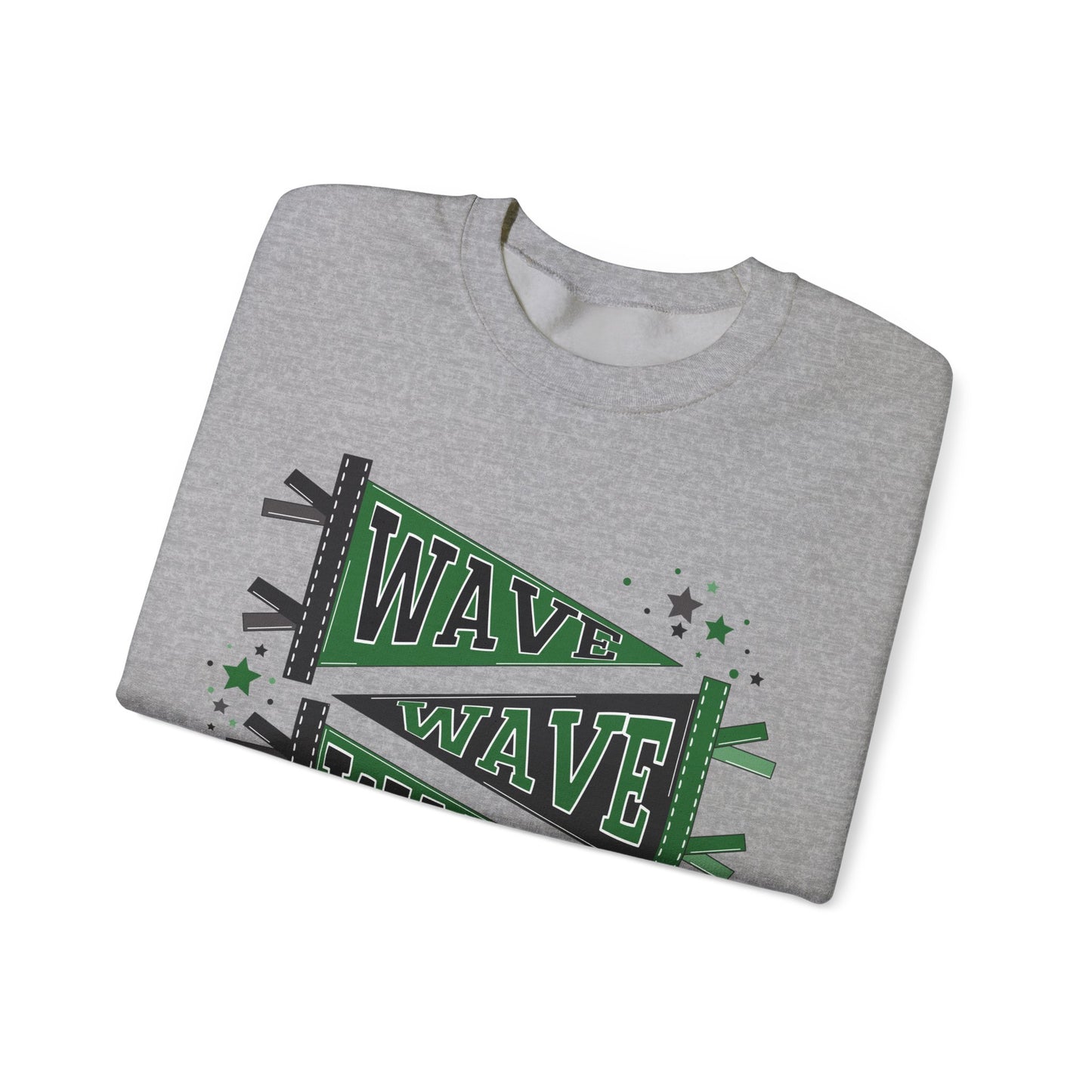 Wave Thriple Pennant_Gildan Adult Sweatshirt