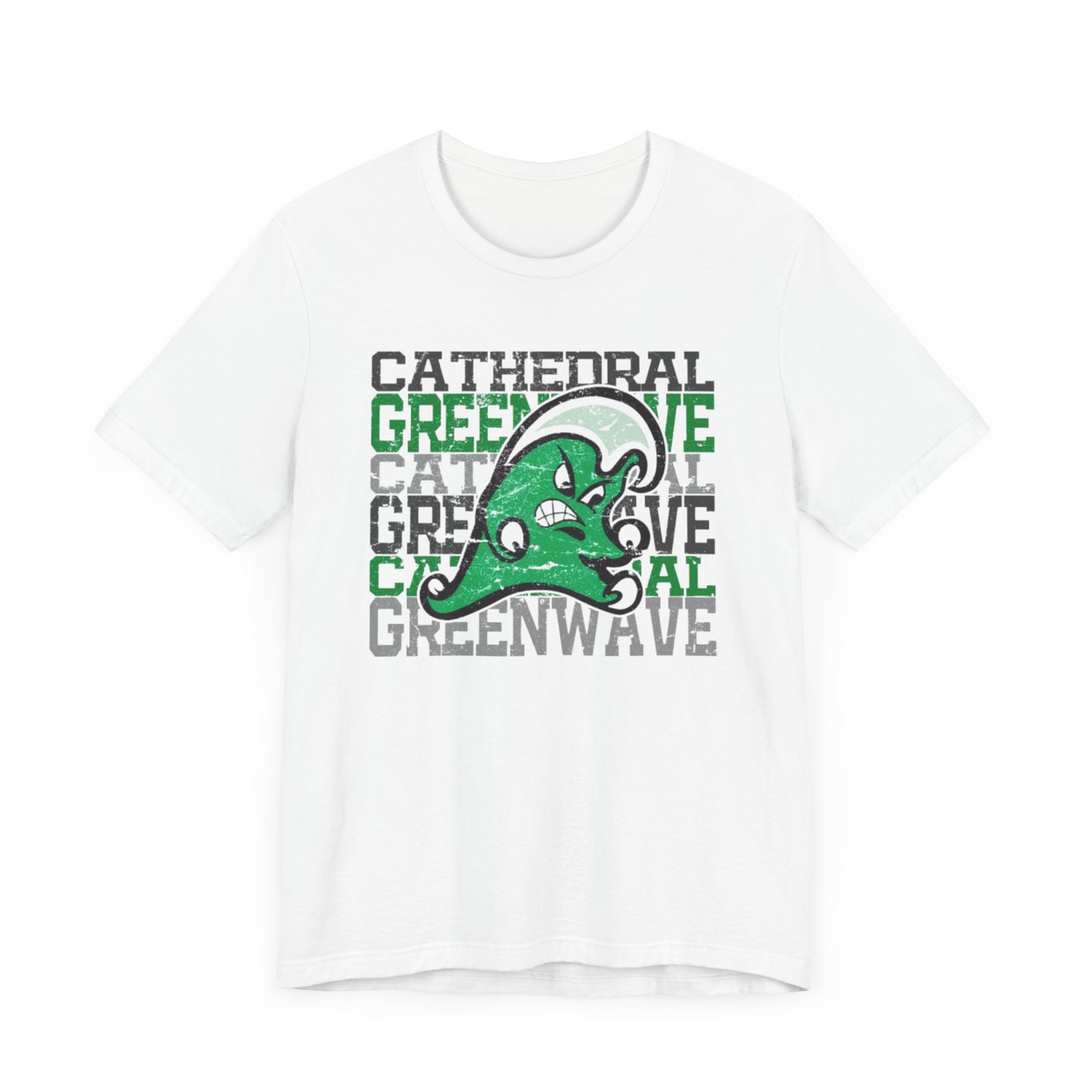 Cathedral GreenWave w/ Mascot - 3001 Adult Short