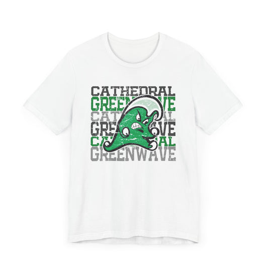 Cathedral GreenWave w/ Mascot - 3001 Adult Short