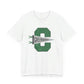 Varsity C with Greenwave Pennant_ 3001 Adult SS