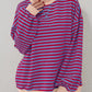 Striped Round Neck Long Sleeve T-Shirt