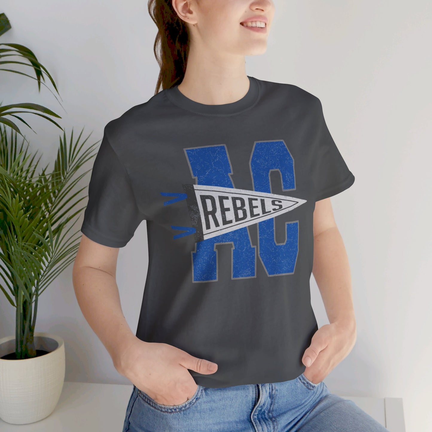 Varsity AC Rebels Pennant_ 3001 Adult SS