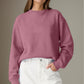 Round Neck Long Sleeve Sweatshirt