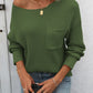 Round Neck Long Sleeve Sweater