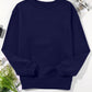 Round Neck Long Sleeve Sweatshirt