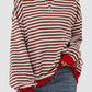 Striped Round Neck Long Sleeve T-Shirt