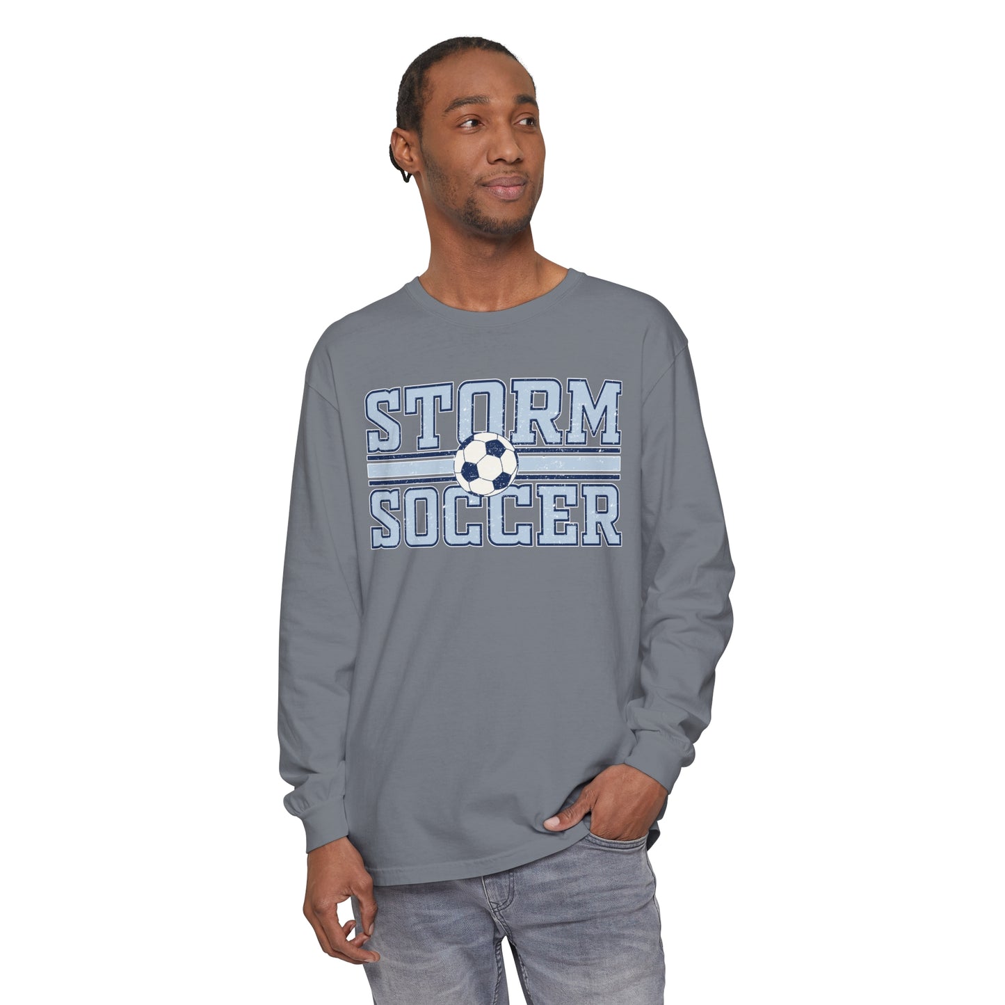 Storm Soccer Distressed - CC Adult Long Sleeve