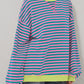 Striped Round Neck Long Sleeve T-Shirt