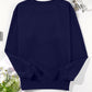 Round Neck Long Sleeve Sweatshirt