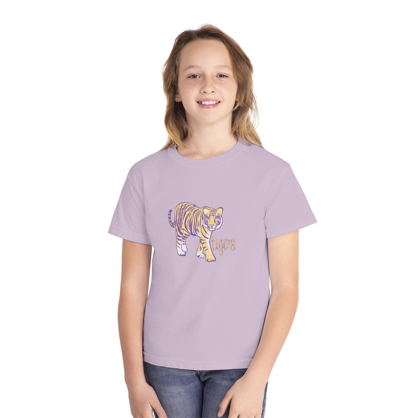 Tiger Standing Comfort Colors YOUTH