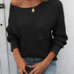 Round Neck Long Sleeve Sweater