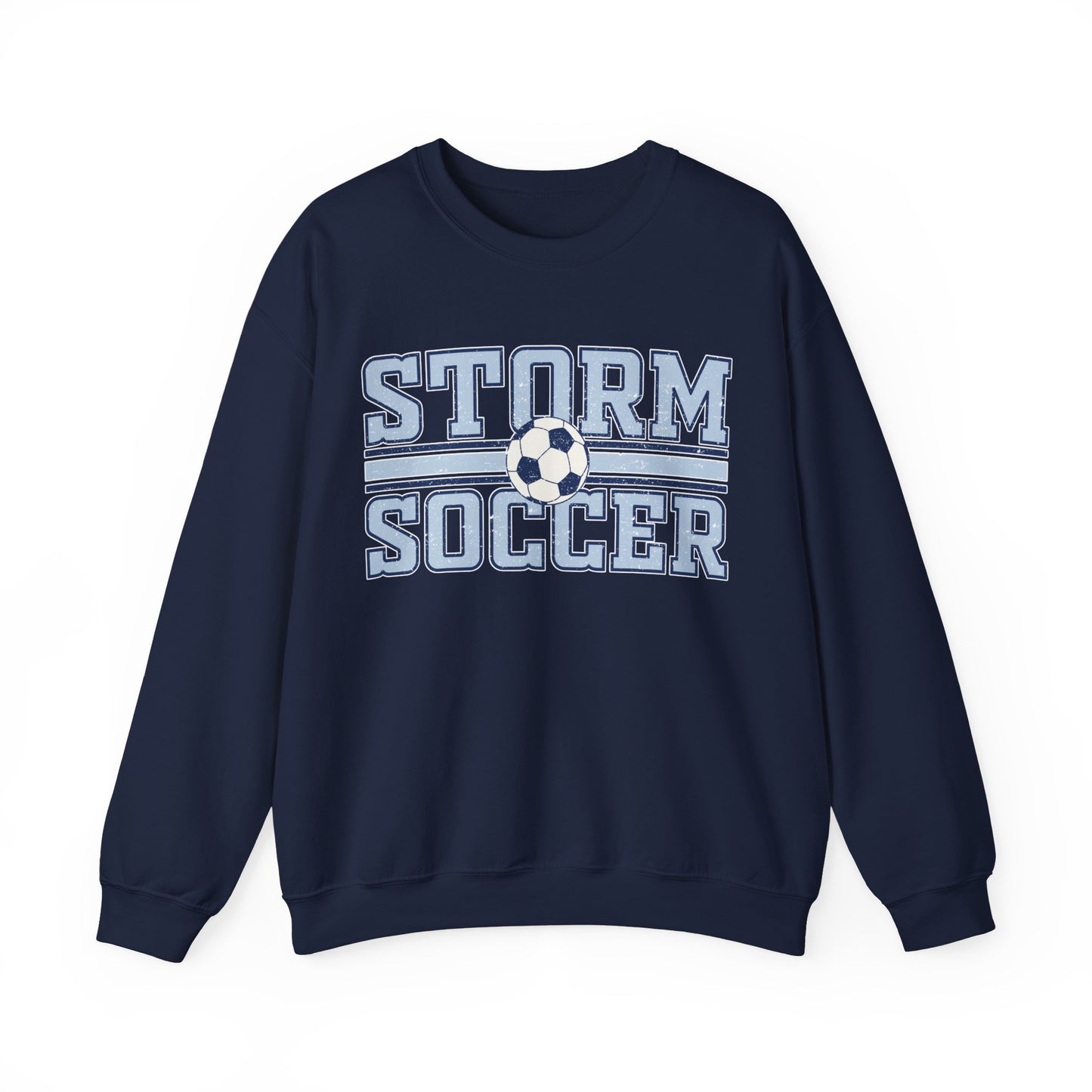 Storm Soccer Distressed - Gildan Adult Sweatshirt