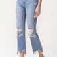 Lovervet High Rise Distressed Straight Jeans