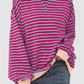 Striped Round Neck Long Sleeve T-Shirt