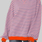 Striped Round Neck Long Sleeve T-Shirt