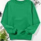 Round Neck Long Sleeve Sweatshirt