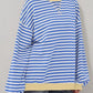 Striped Round Neck Long Sleeve T-Shirt