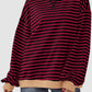 Striped Round Neck Long Sleeve T-Shirt