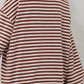 Striped Round Neck Long Sleeve T-Shirt