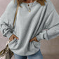 Round Neck Long Sleeve Sweatshirt