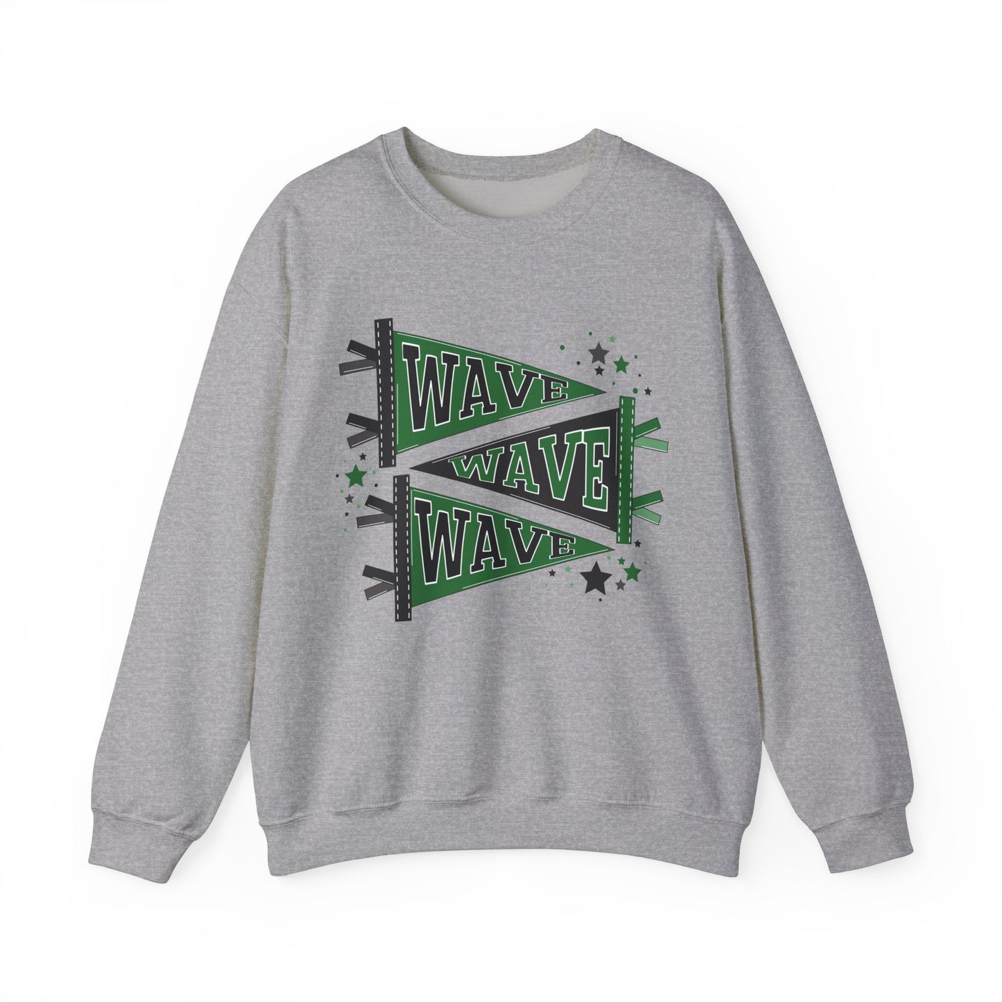 Wave Thriple Pennant_Gildan Adult Sweatshirt