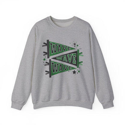 Wave Thriple Pennant_Gildan Adult Sweatshirt