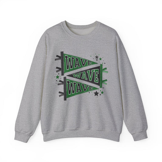 Wave Triple Pennant - Gildan Adult Sweatshirt