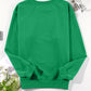 Round Neck Long Sleeve Sweatshirt