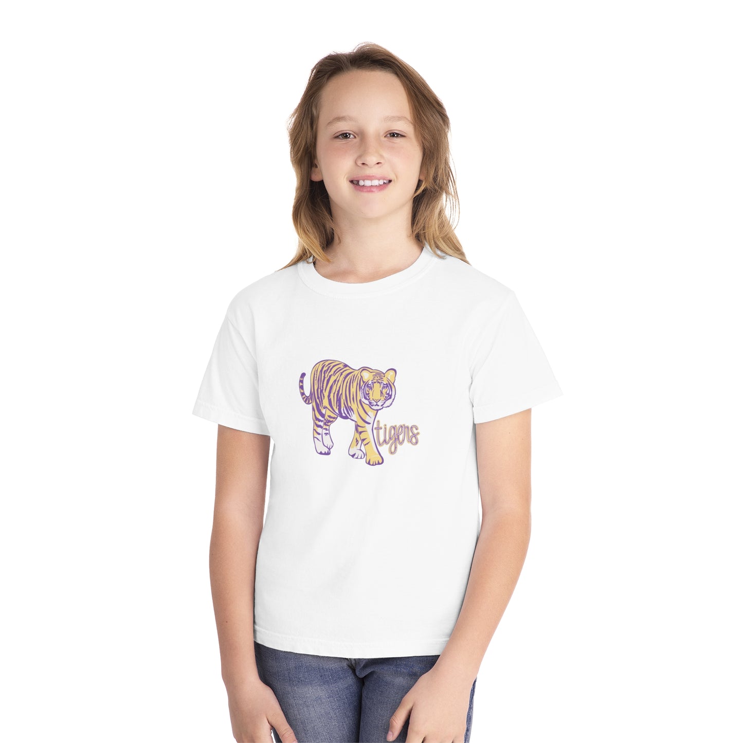 Tiger Standing Comfort Colors YOUTH