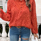 Frill Round Neck Long Sleeve Shirt