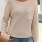 Round Neck Long Sleeve Sweater