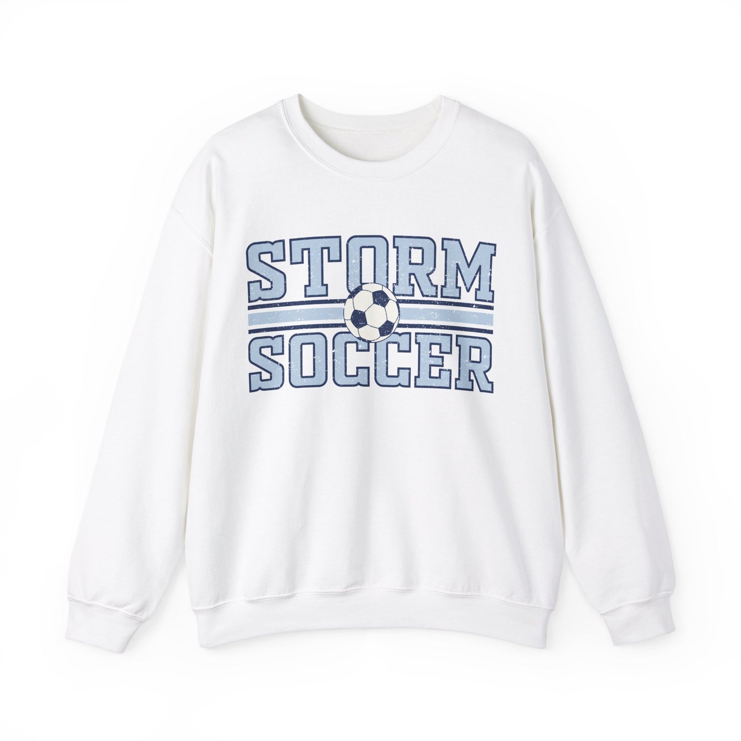 Storm Soccer Distressed - Gildan Adult Sweatshirt