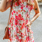 Ruffled Tank Floral Dress