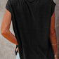 Full Size Round Neck Cap Sleeve T-Shirt