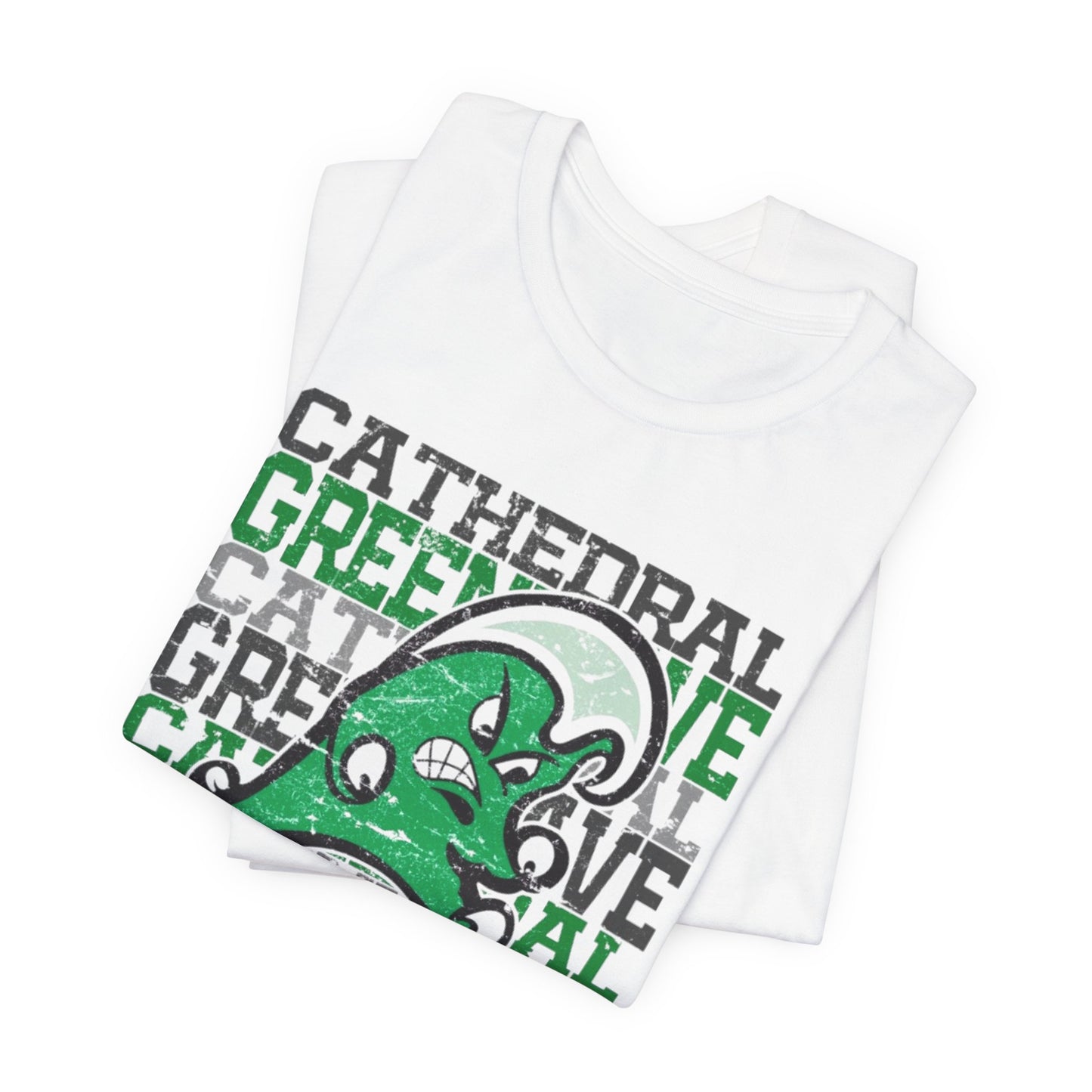 Cathedral GreenWave w/ Mascot - 3001 Adult Short