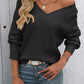 V-Neck Long Sleeve Sweater