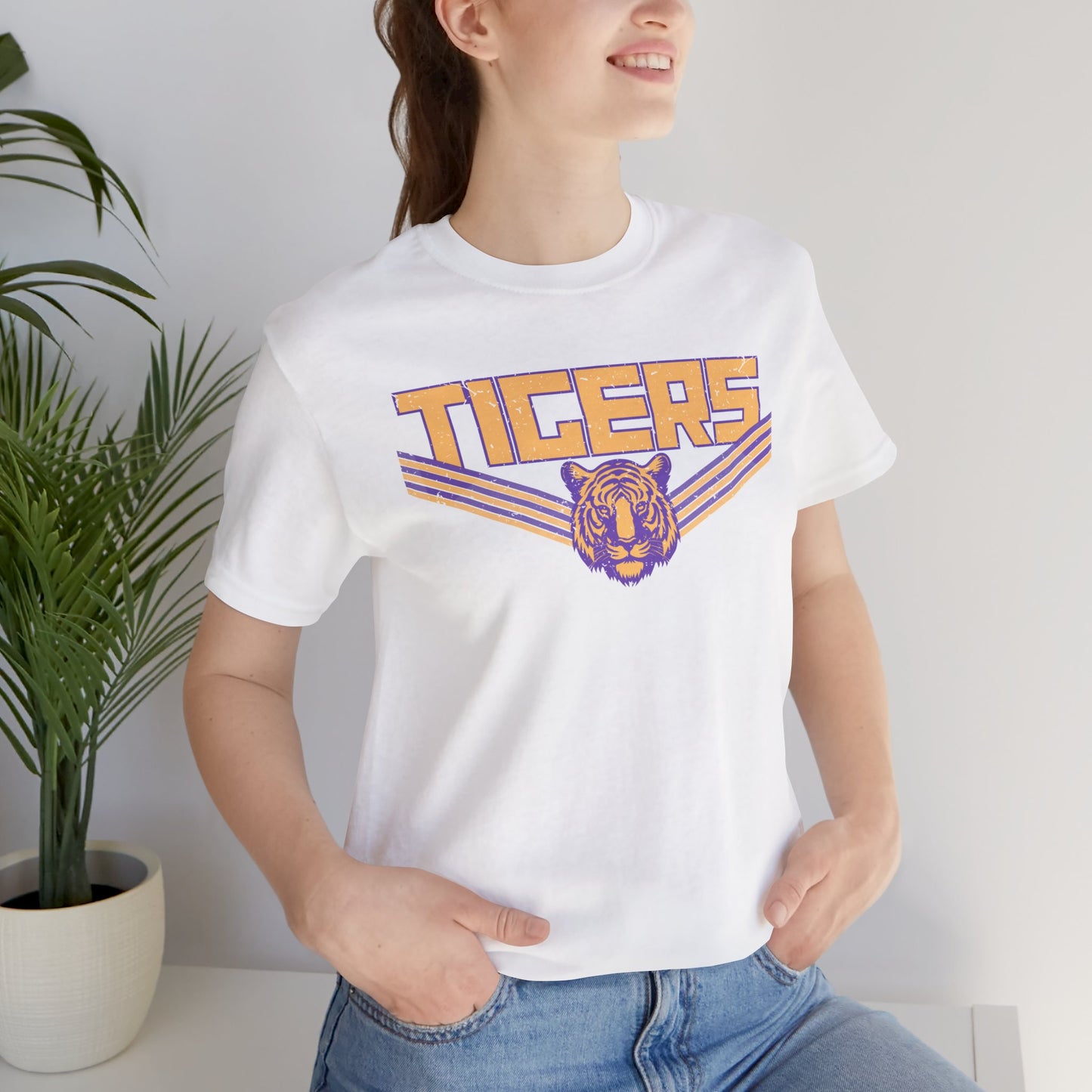 Tigers Vintage Stripe