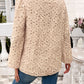 Frill Round Neck Long Sleeve Shirt