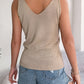 Openwork Scoop Neck Knit Vest