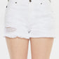 Kancan Raw Hem Distressed Denim Shorts