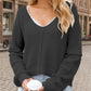 V-Neck Long Sleeve Sweater