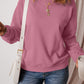 Round Neck Long Sleeve Sweatshirt