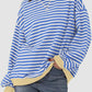 Striped Round Neck Long Sleeve T-Shirt