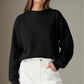 Round Neck Long Sleeve Sweatshirt